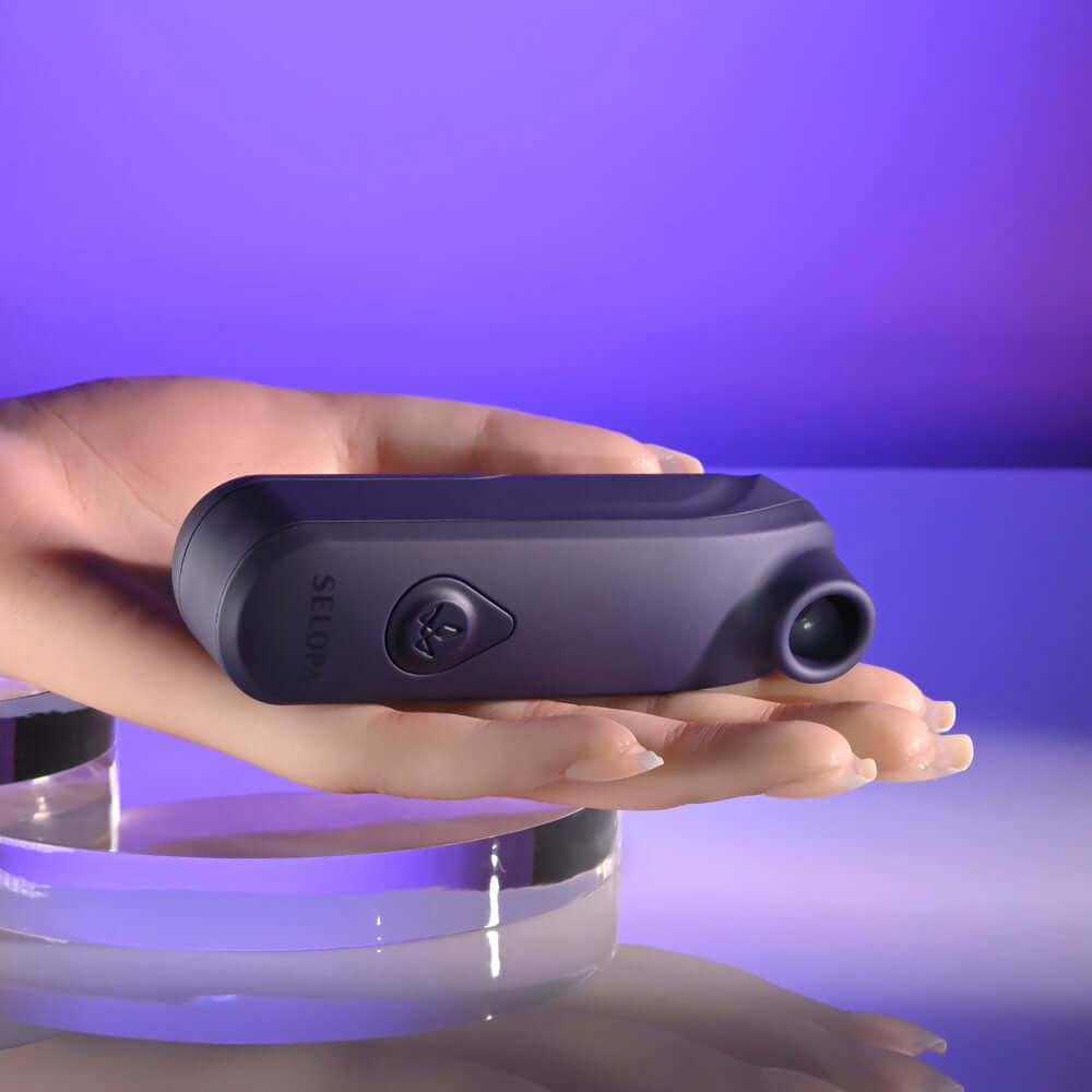 Selopa SURE THING - Black Vibrating & Sucking Stimulator